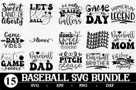 Baseball Svg Bundle Cut File Graphic By Svgdesignstudio · Creative Fabrica