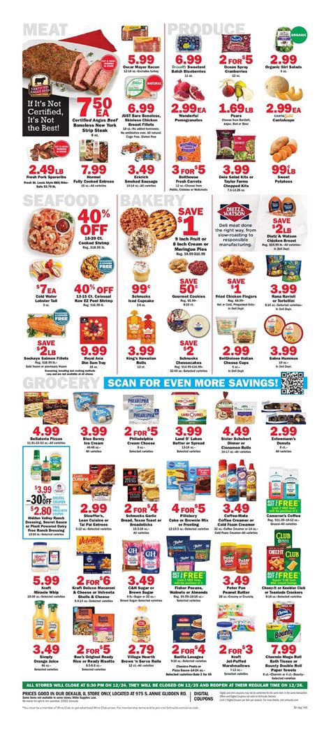 Schnucks Ad Deals December 17 - December 24, 2025