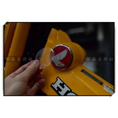 【無名彩貼 1912】honda Ct125 左右圓形 Logo 防護膜 Tpu 已裁型 左右一對 蝦皮購物