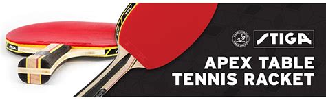 Stiga Apex Performance Level Table Tennis Racket With Acs Technology