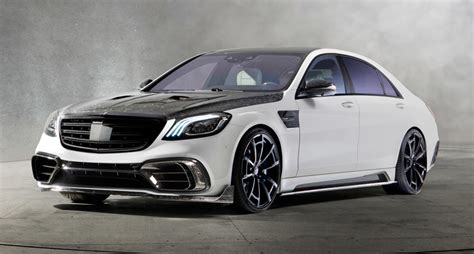 Mansory Carbon Fiber Body Kit Set For Mercedes S Class W Restyling