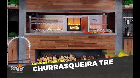 Churrasqueira Tre Sistema Rotativo Braseiro Parrilla Scheer