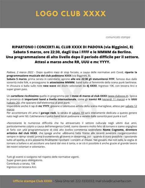 Un Comunicato Stampa Esempio E Consigli Utili Cuciverba