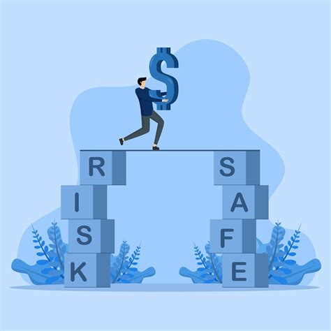 save finance concept from risk, risk management, Take risk or safety