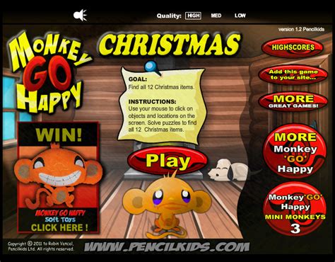 Hooda Math Monkey Go Happy Christmas