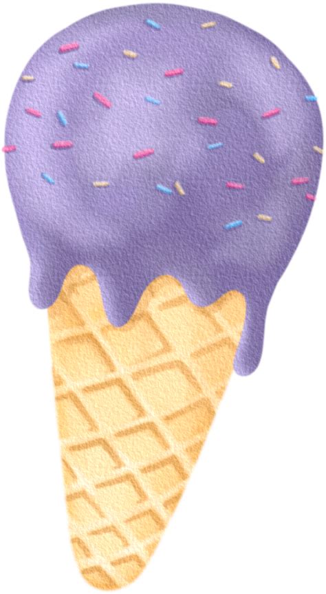 Taro Ice Cream With Toppings Png