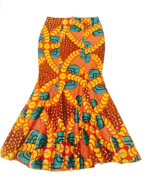 Kitenge jupe jupe longue Ankara jupes de sirène africain African Print