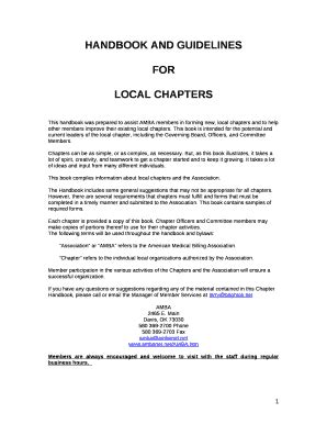 Local Chapters Doc Template Pdffiller