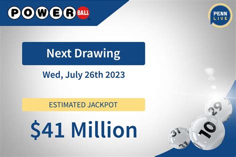 Powerball Winning Numbers For Wednesday July 26 2023 Jackpot 41