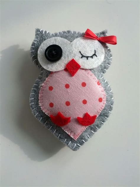 Cute Owls To Sew With Felt Felt Crafts Felt Owls Felt Ornaments