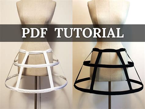 Mini Short Cage Crinoline Hoop Skirt Pdf Tutorial Artofit