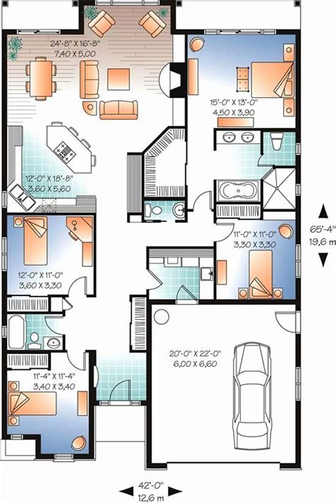 4 Bedroom Bungalow Floor Plan Philippines Floorplans Click