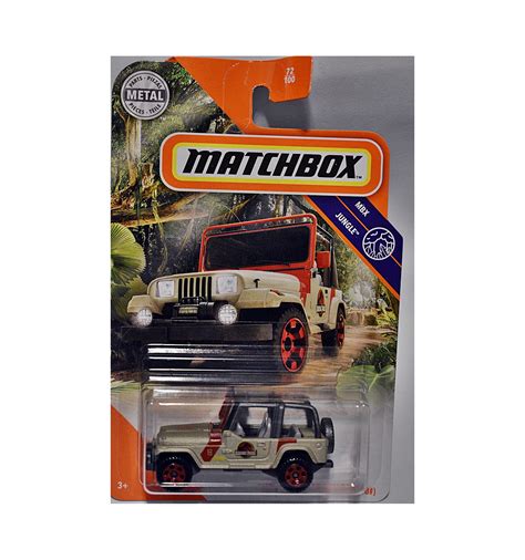 Matchbox - Jurassic Park Jeep Wrangler - Global Diecast Direct