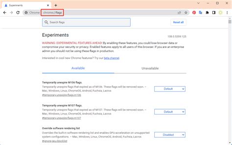 Discover Chrome Flags Experimental Features And Debug Tools