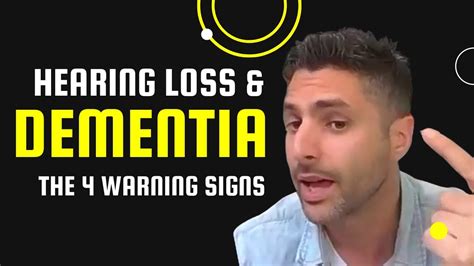 Hearing Loss And Dementia 4 Signs To Watch Out For Youtube