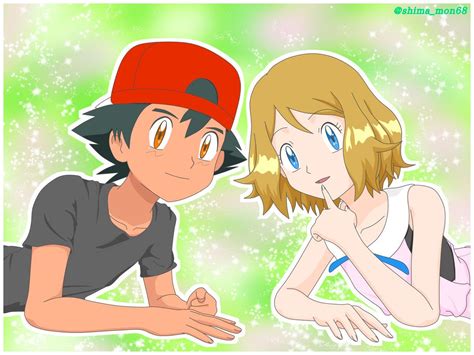 Ash And Serena Pokemon Kalos Pokemon Waifu Ash Pokemon Pokemon Ships Cool Pokemon Pokemon Fan