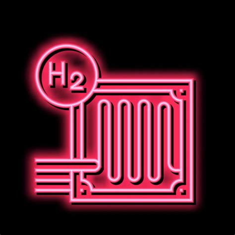 Fuel Cells Hydrogen Neon Glow Icon Illustration 20597479 Vector Art At Vecteezy