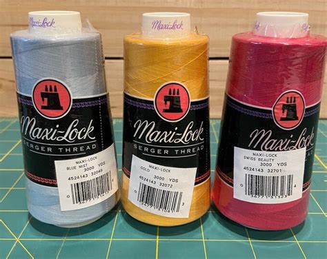 Maxi Lock Serger Thread Polyester Yards Etsy