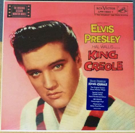 Elvis Presley King Creole Ftd Lp Clear Vinyl