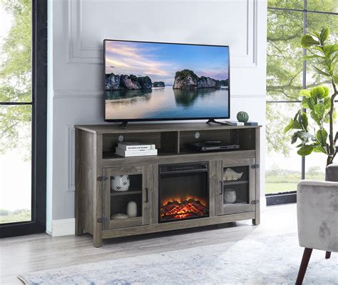 WhizMax Fireplace TV Stand for TVs Up to 55", Farmhouse Entertainment ...