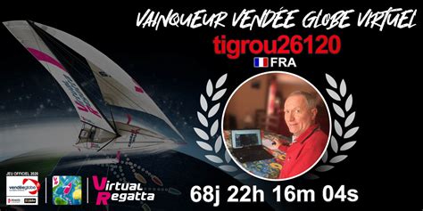 Virtual Regatta Le Fran Ais Jean Claude Goudon Vainqueur Du Vend E