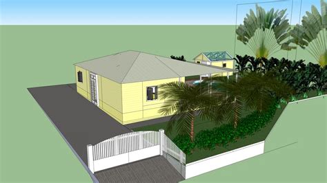 Sketchup Mansion French Creole West Florida 3d Warehouse Plantation