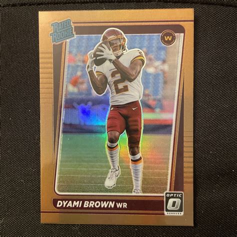 Donruss Optic Dyami Brown Rc Rated Rookie Bronze Wft Nm