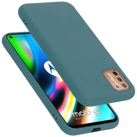 Motorola MOTO G9 PLUS Suojakuori Kotelo Green Gigantti Verkkokauppa