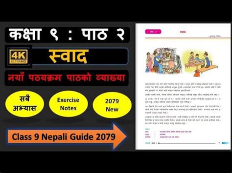 Class Nepali Chapter Exercise Class