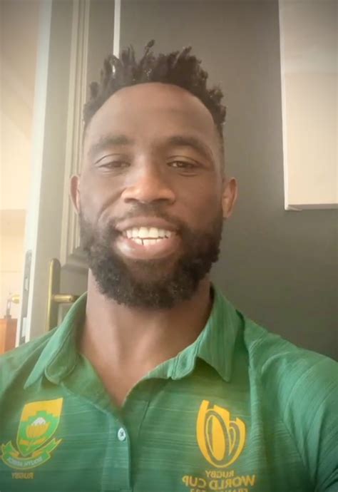 Watch Siya Kolisi Congratulate Hamediehs In A Special Selfie Video