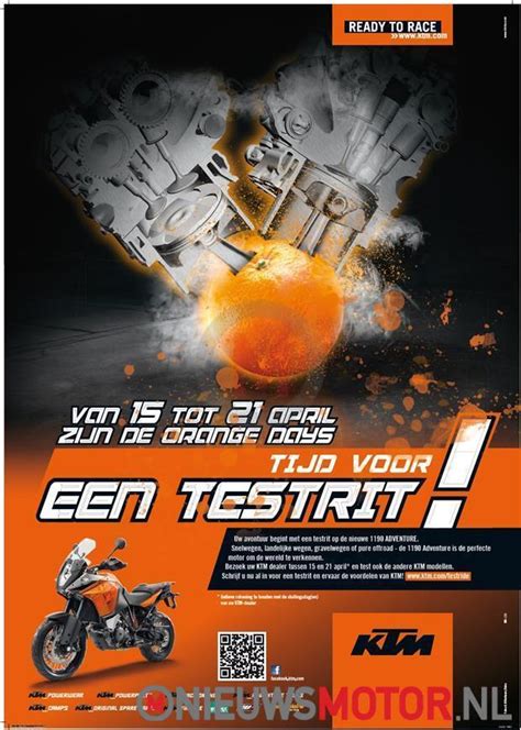 Koninklijk Feestje Ktm Orange Days T M April Nieuwsmotor Nl