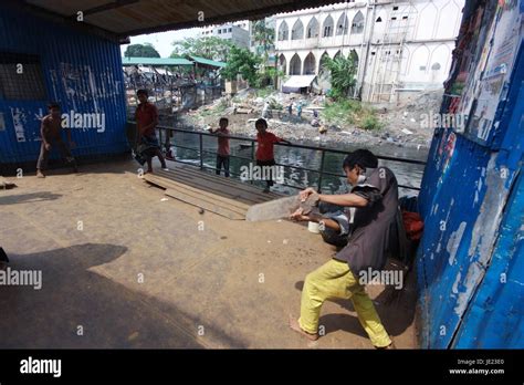 The Polluted River Buriganga And Its Surrounding Lives And Industries