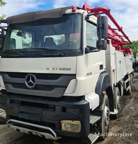 Pompa Do Betonu KCP 42 5CX Na Podwoziu Mercedes Benz Axor 4140 Na