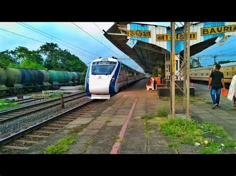 First Commercial Run Of Ranchi Vande Bharat Express Highspeed Youtube