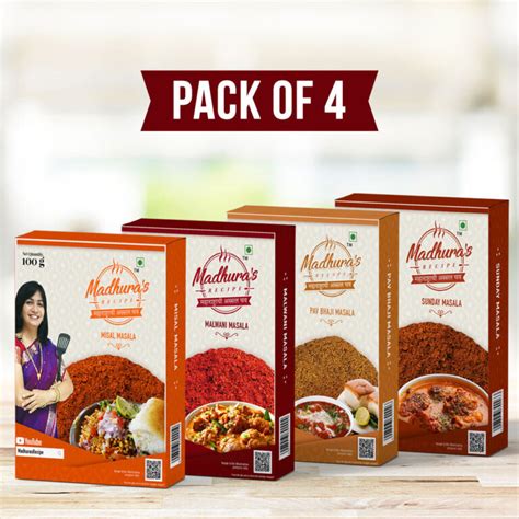 Madhuras Recipe Masala Pack Of 3 Madhura Masale