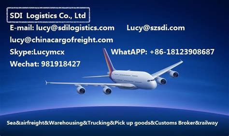 Ddu Ddp Cif Cfr Door To Door Service Air Freight To Del Company High