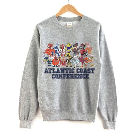 ACC Mascots Shirt Atlantic Coast Conference Tee NCAA - Etsy