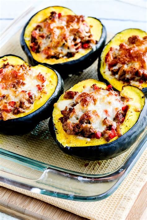 Stuffed Acorn Squash Great Dish For Fall And Winter