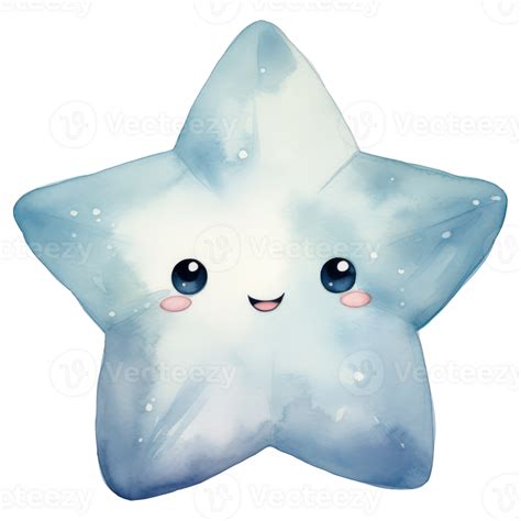 Cute Blue Star 26793037 PNG