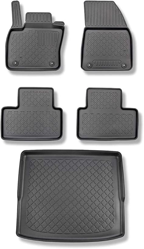 Amazon Fr Mossa Ensemble Tapis De Voiture En TPE Tapis De Coffre