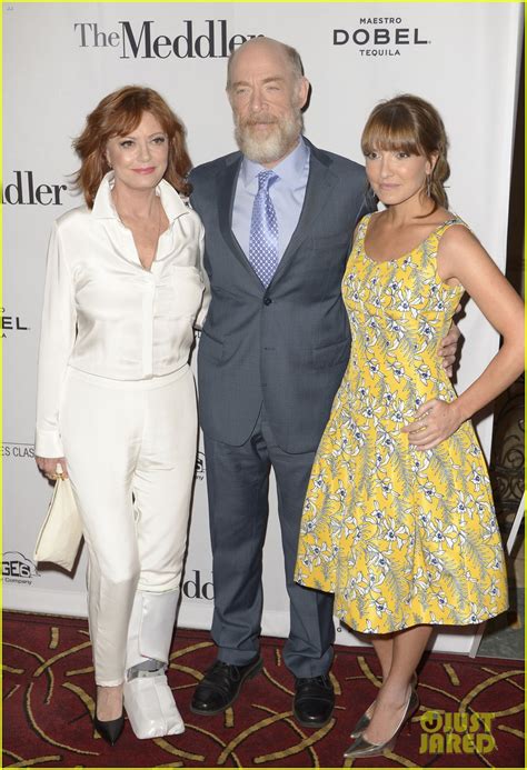 Photo: susan sarandon teams with j k simmons at the meddler premiere 02 | Photo 3630767 | Just ...