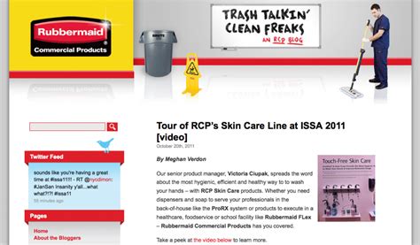 Rubbermaid Commercial Products Launches Trash Talkin’ Clean Freaks Blog ...