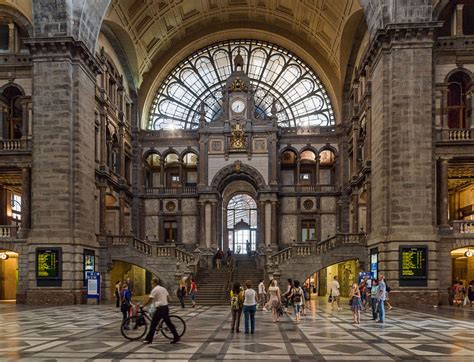 Antwerp Belgium Central Station Main Hall 01 Gare Danvers Central