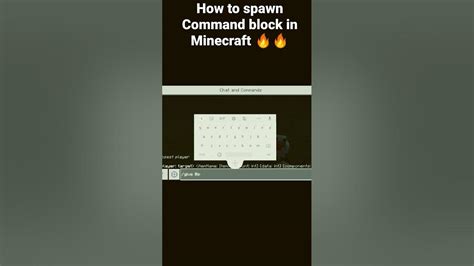 How To Spawn Command Block In Minecraft Must Watch 🔥🔥🔥 Youtube