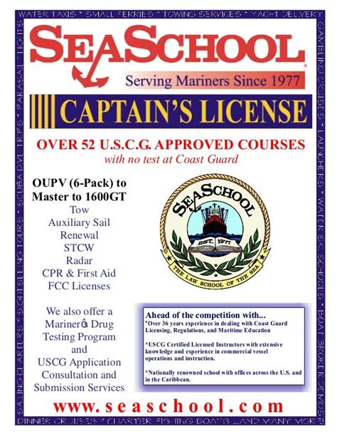 Sea School Captain S License