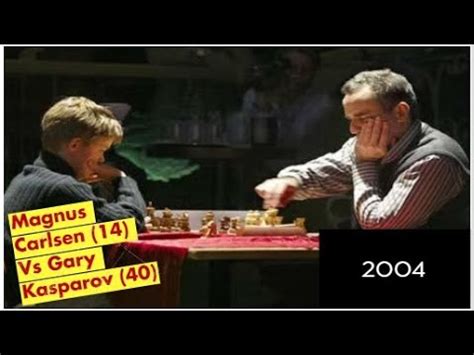 Magnus Carlsen Vs Gary Kasparov Match Chess