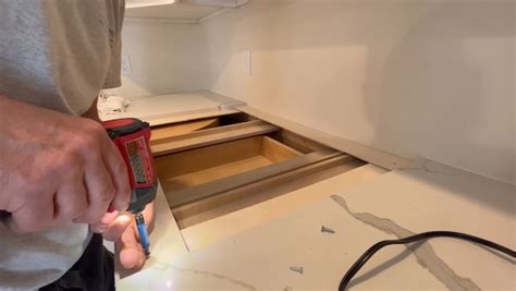 how to install butcher block counters