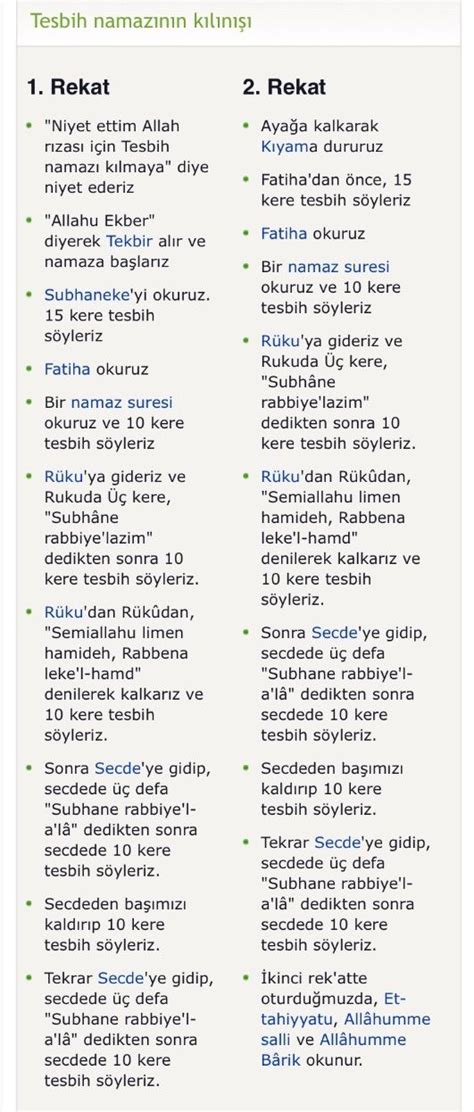 Tesbih namazı nasıl kılınır 1 Gebet islam Gebet Islam