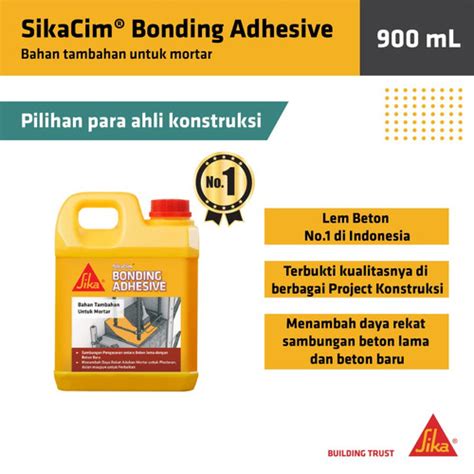 Jual Sika Cim Bonding Adhesive Lem Perekat Beton Lama Dan Baru 900ml