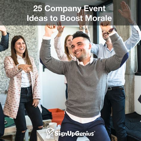 25 Company Event Ideas To Boost Employee Morale Plan Activities And